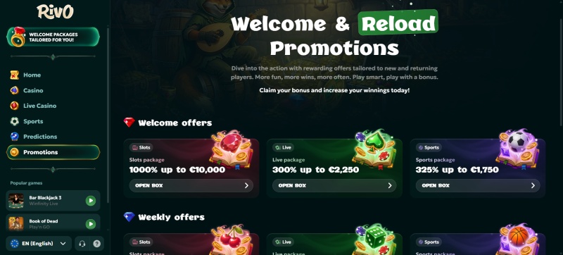 International Casino Bonus
